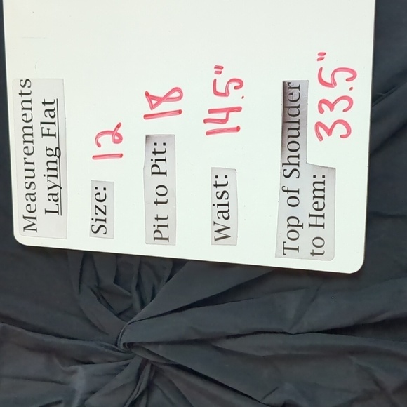 Boohoo Disco Slinky Twist Front Mini Dress in Black size 12 - Picture 6 of 6